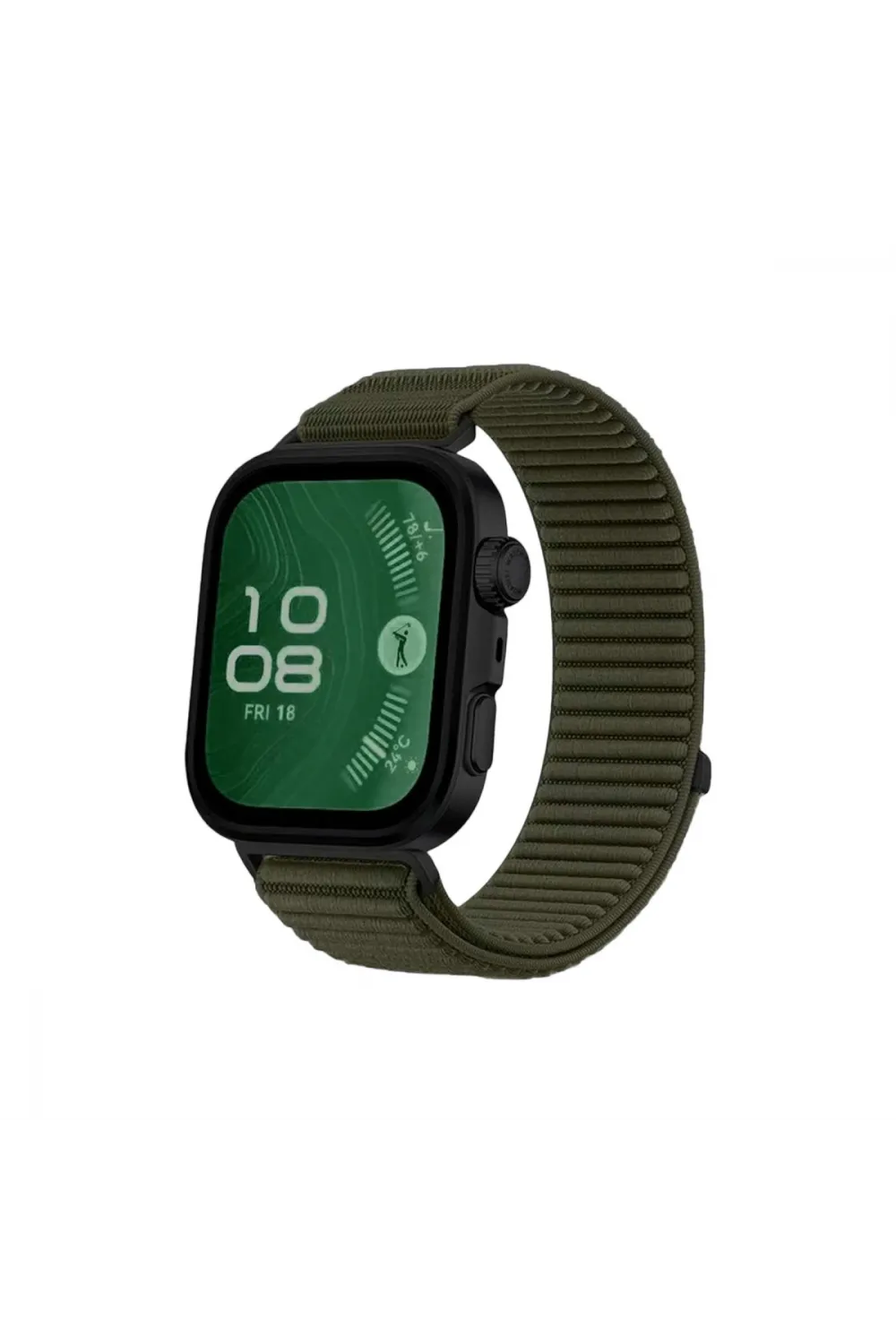 Huawei Fit 4 Braid Kordon (saat Değildir) - Koyu Yeşil