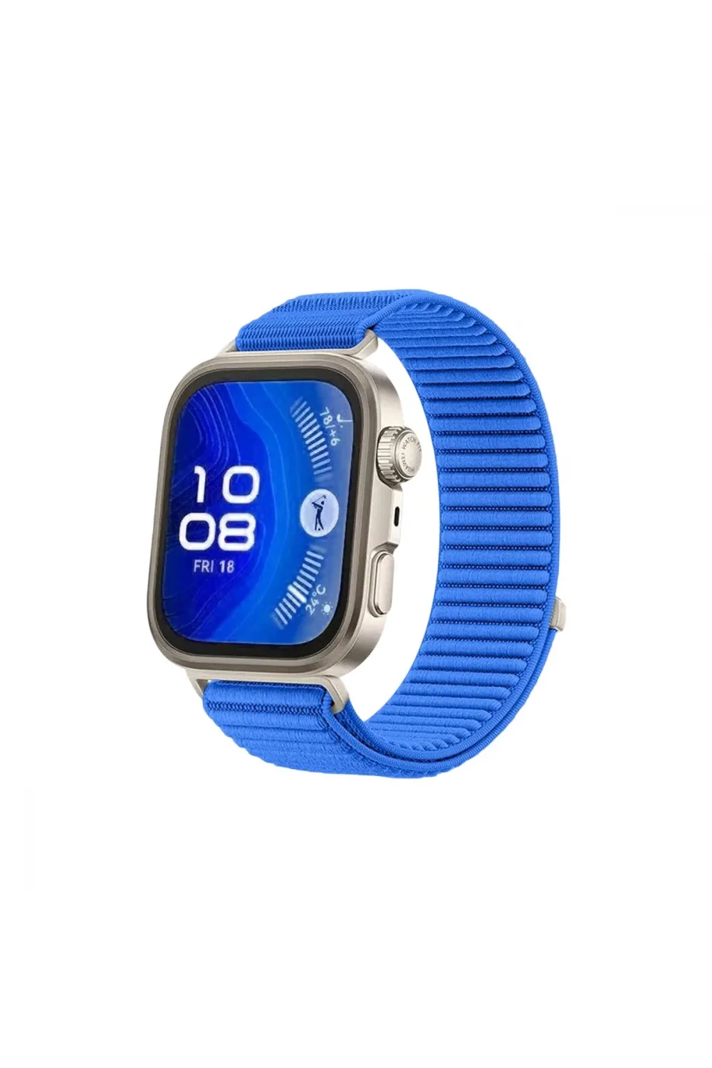 Huawei Fit 4 Braid Kordon (SAAT DEĞİLDİR) - Mavi