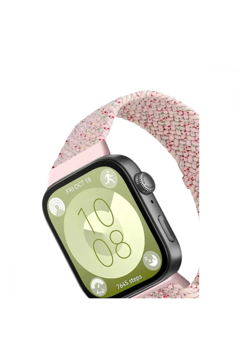Huawei Fit 4  Kordon (saat Değildir) - Benekli Pudra