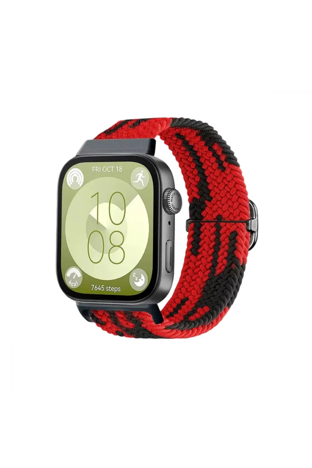 Huawei Fit 4  Kordon (saat Değildir) - Kırmızı-siyah