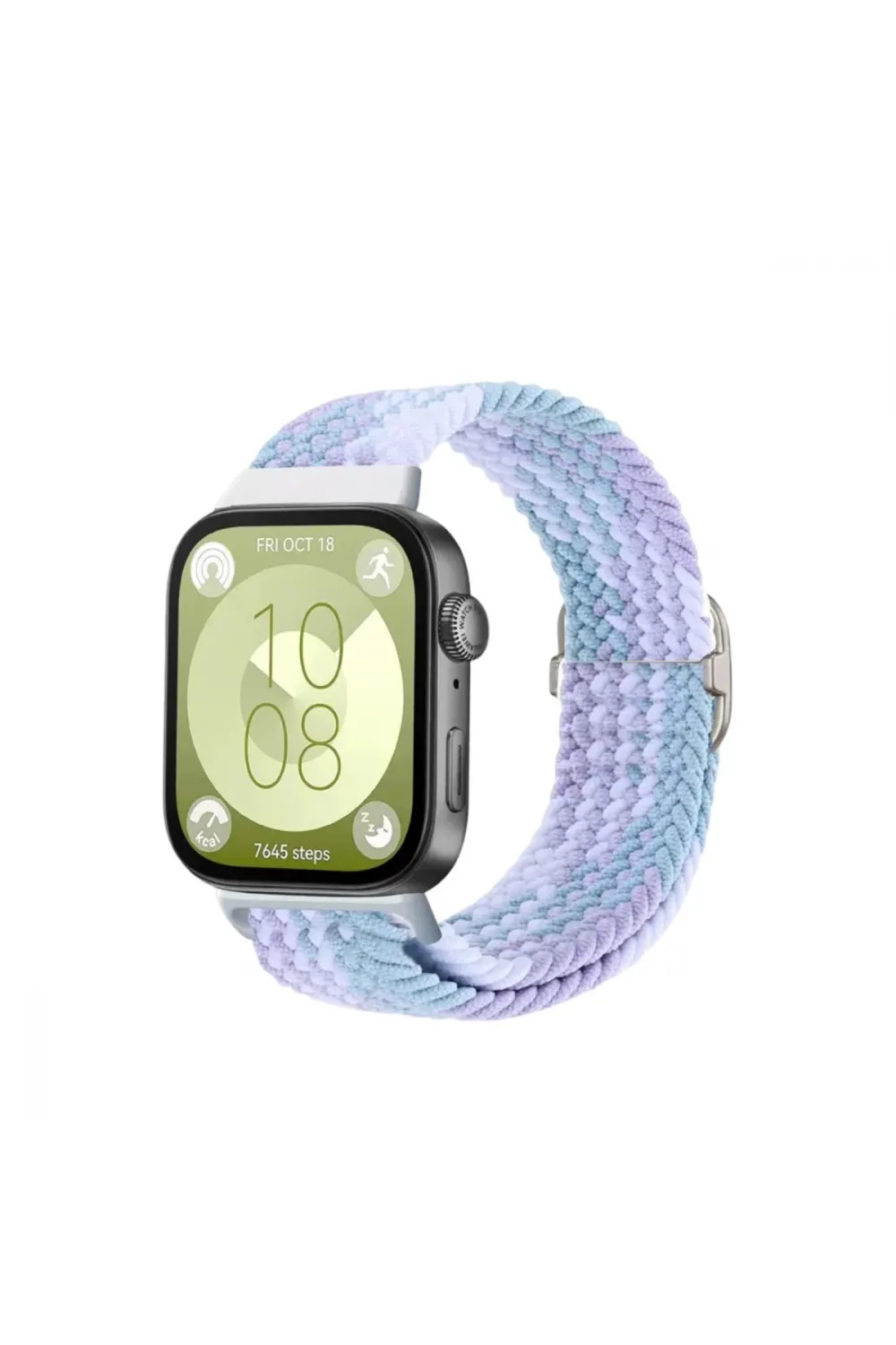 Huawei Fit 4  Kordon (saat Değildir) - Lila-beyaz