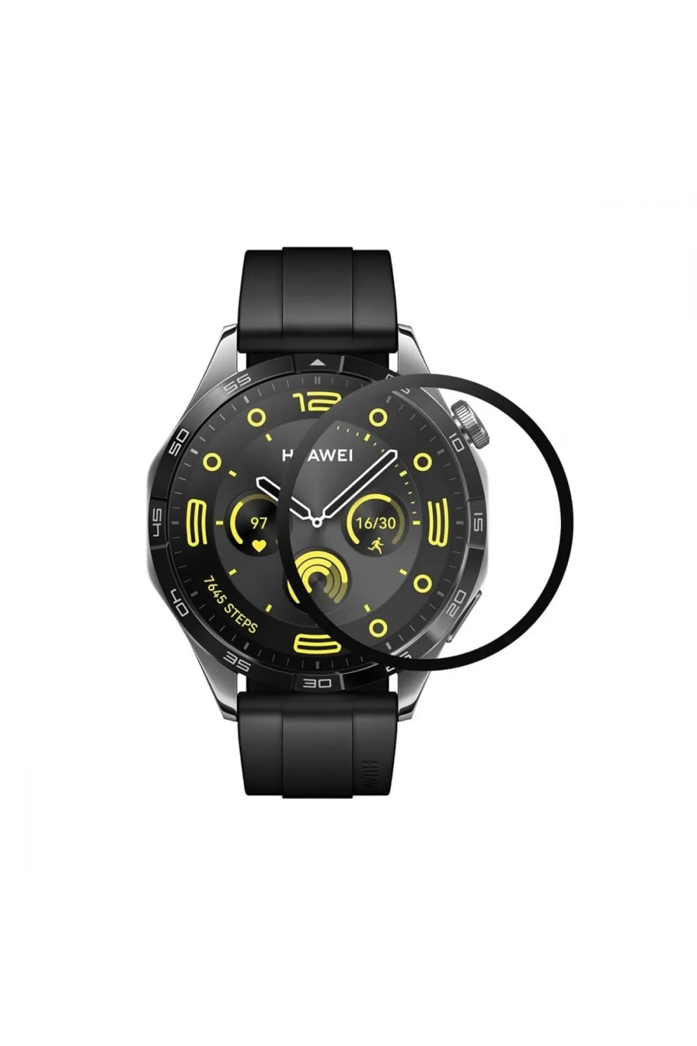 Huawei Gt4 46mm 22mm Polymer Nano Ekran Koruyucu - Şeffaf