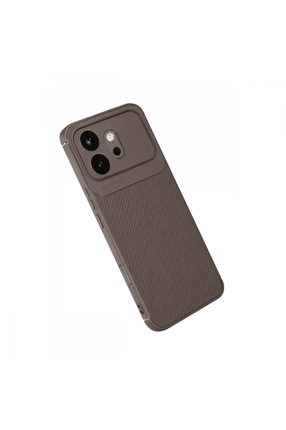 Huawei Honor 600 Auto Focus Karbon Kapak - Gri
