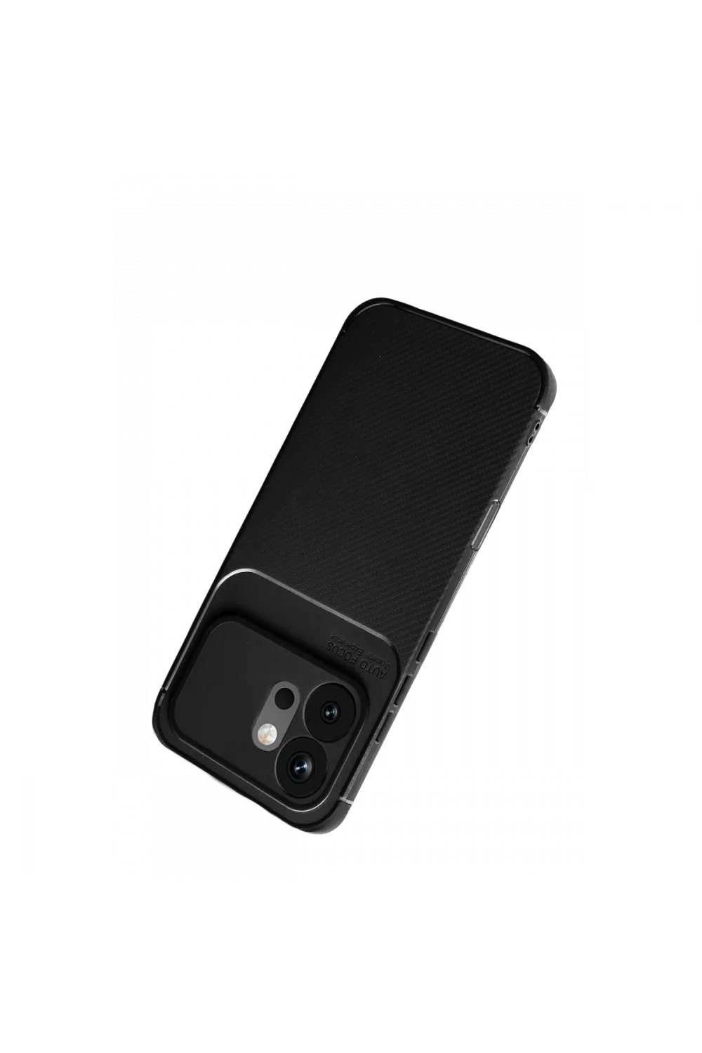 Huawei Honor 600 Auto Focus Karbon Kapak - Siyah