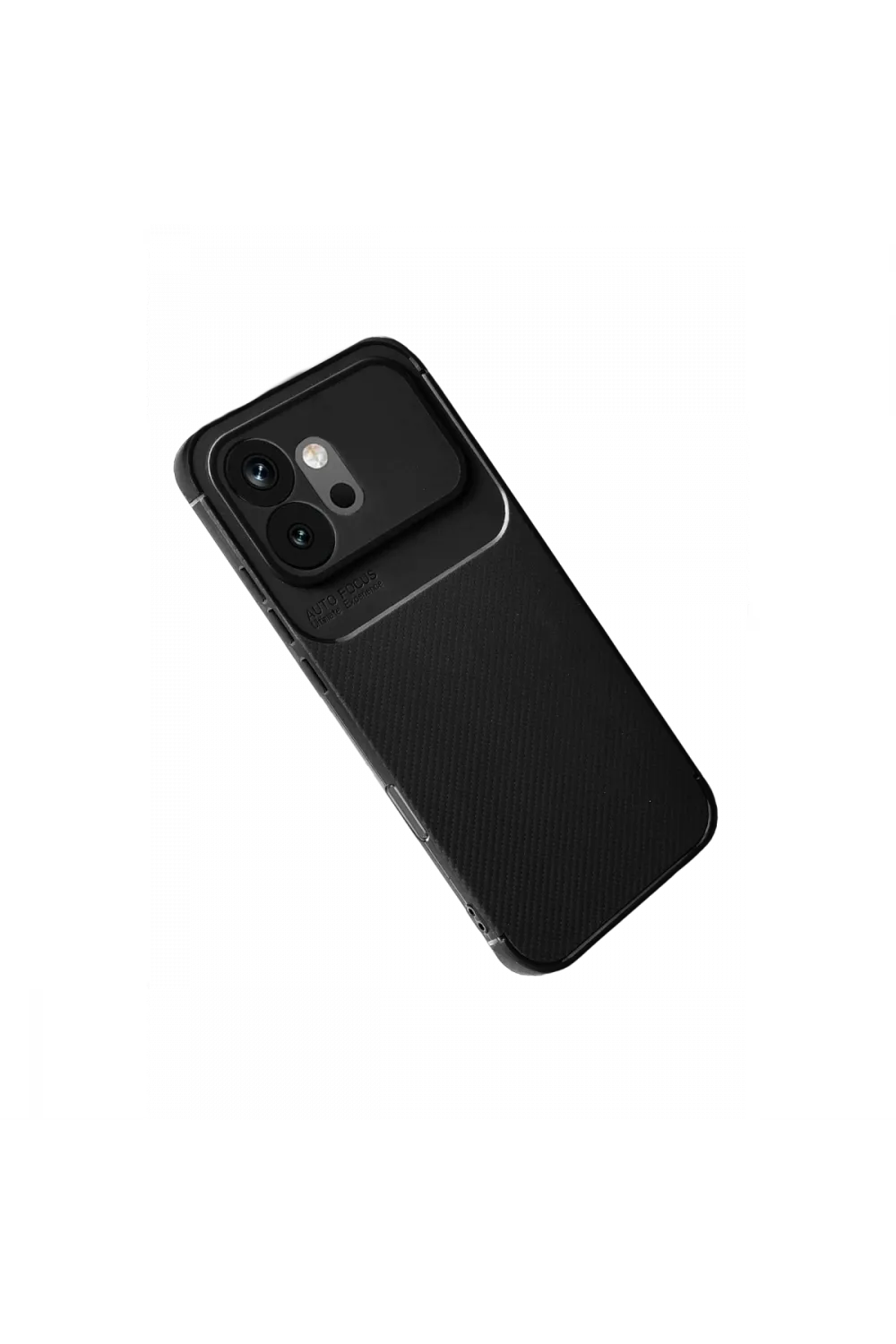 Huawei Honor 600 Auto Focus Karbon Kapak - Siyah
