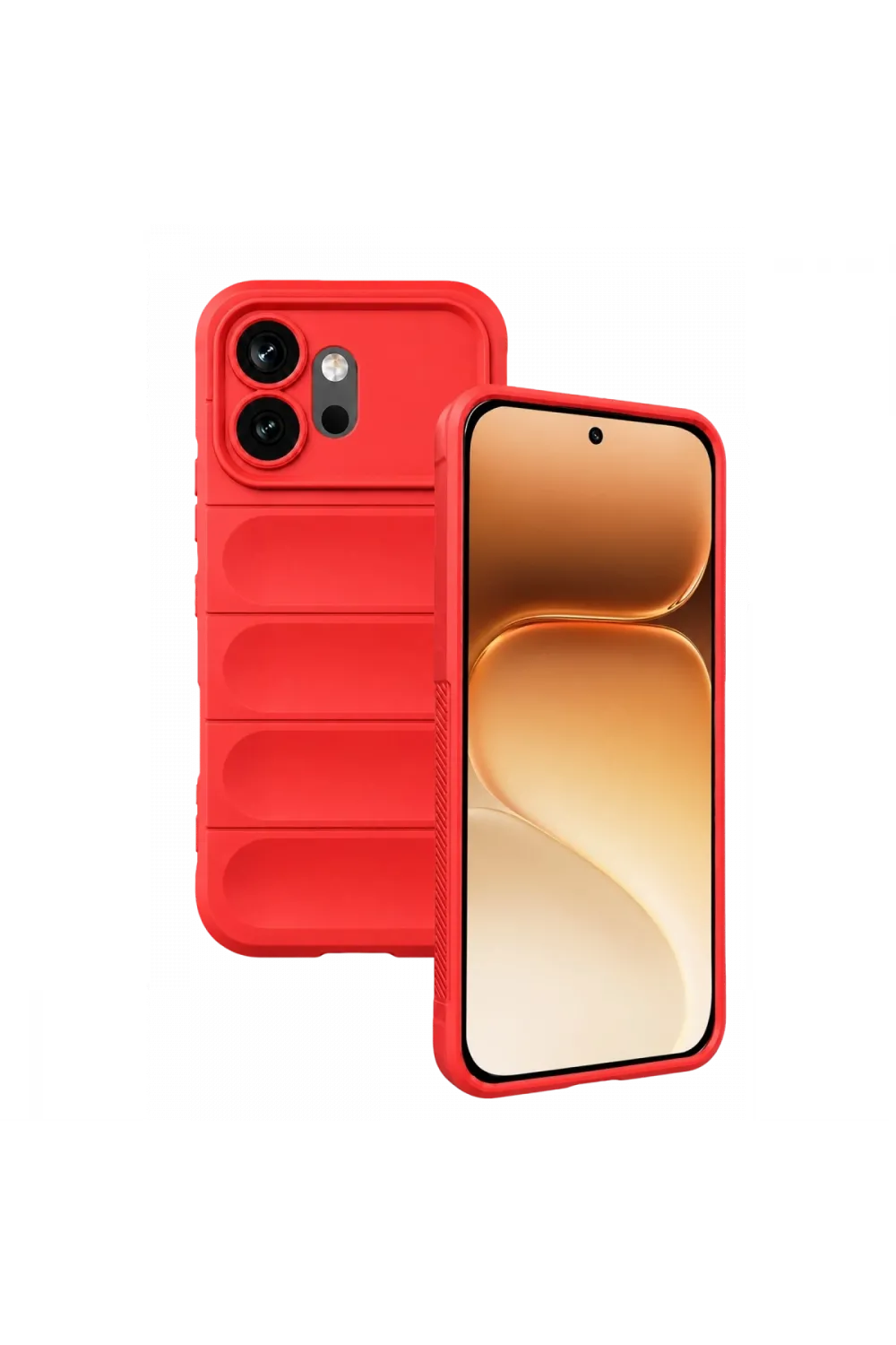 Huawei Honor 600 Optimum Silikon - Kırmızı