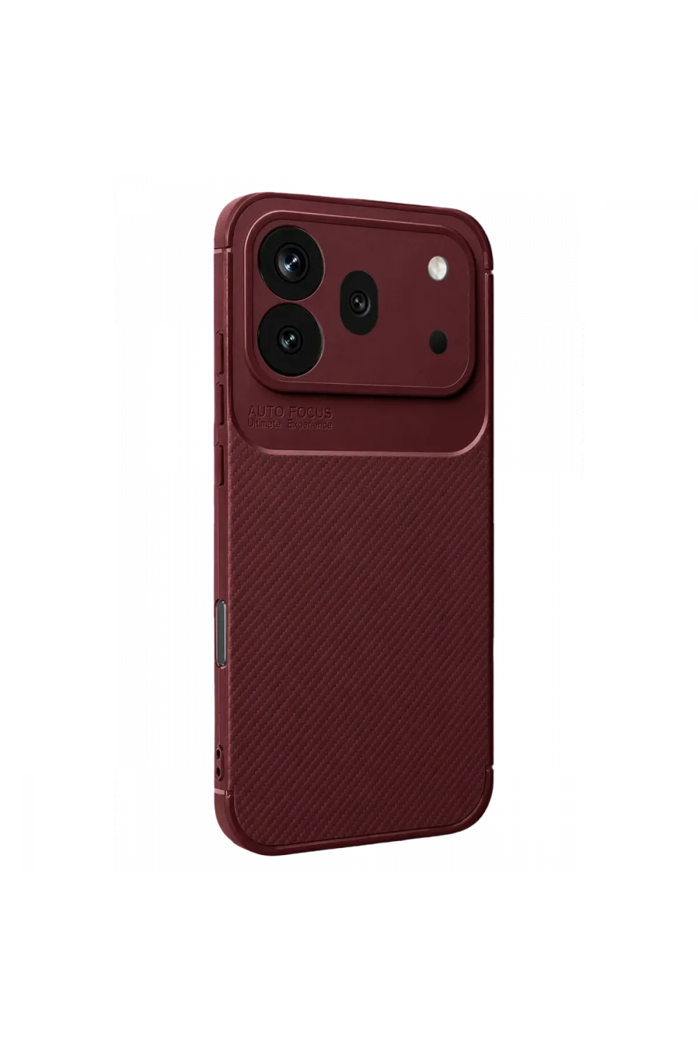 Huawei Honor 600 Pro Auto Focus Karbon Kapak - Bordo