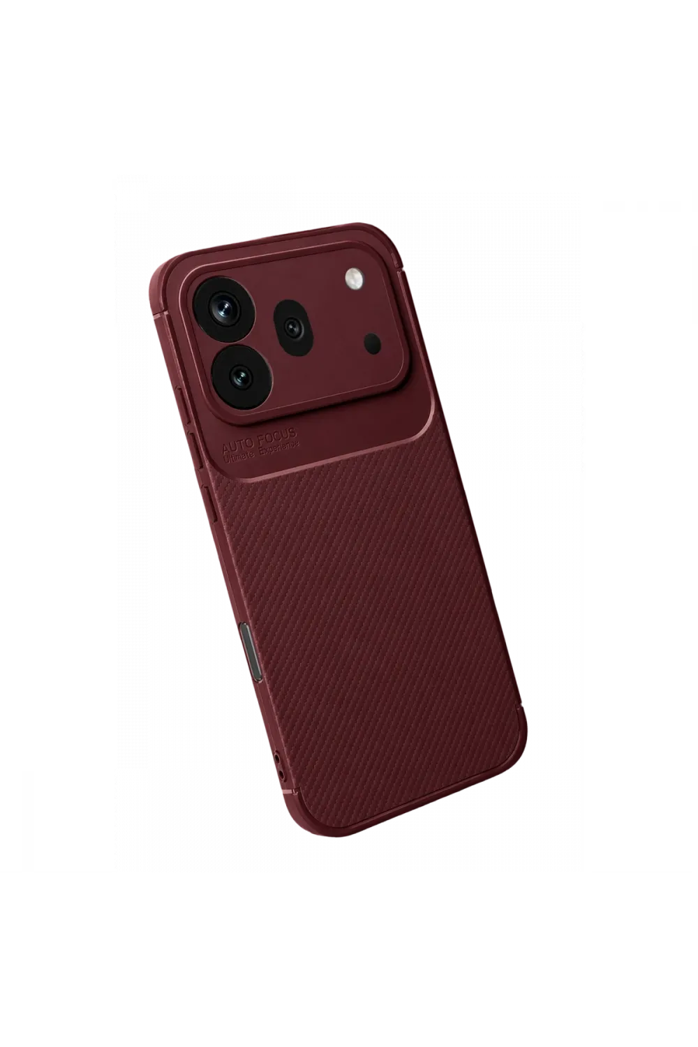 Huawei Honor 600 Pro Auto Focus Karbon Kapak - Bordo