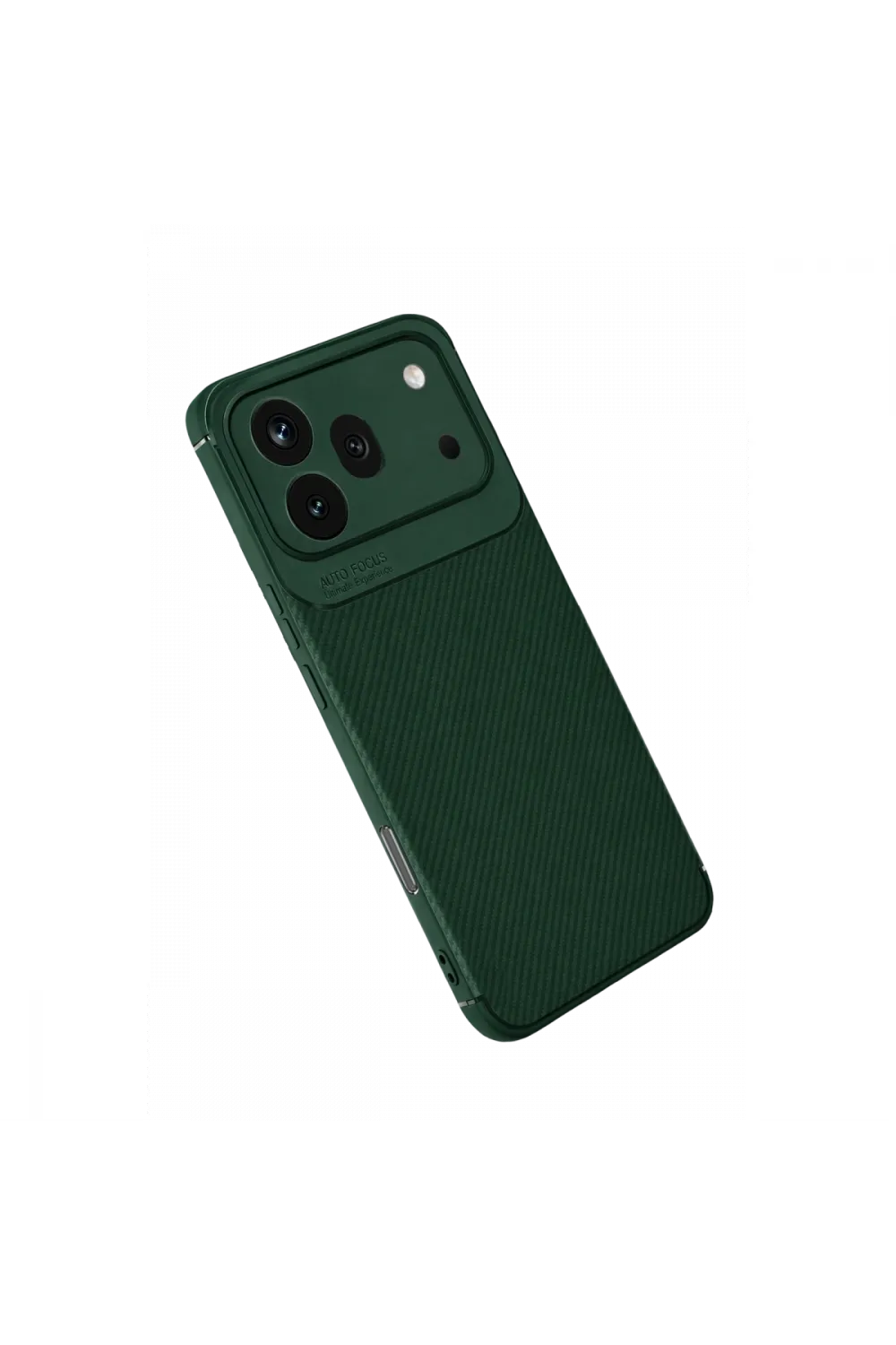 Huawei Honor 600 Pro Auto Focus Karbon Kapak - Koyu Yeşil