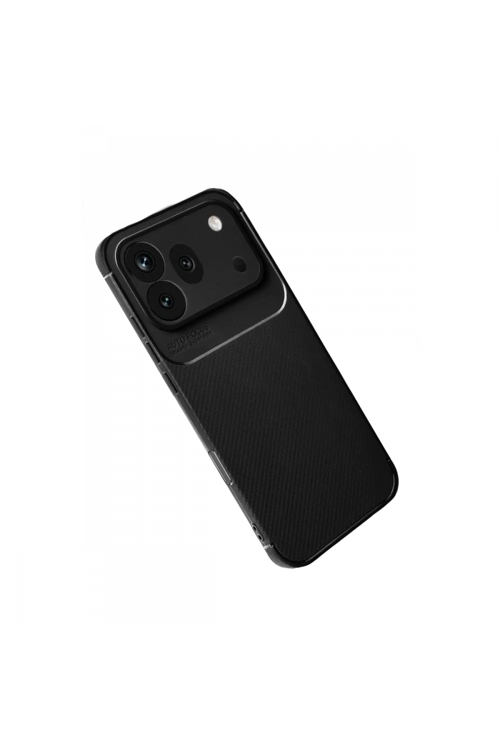 Huawei Honor 600 Pro Auto Focus Karbon Kapak - Siyah
