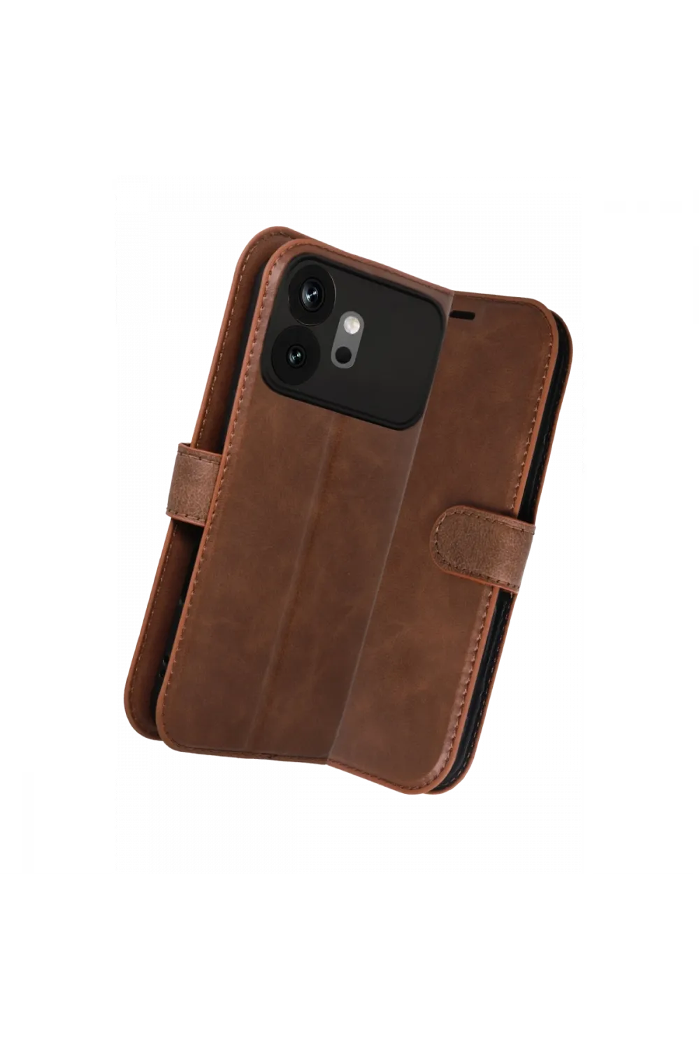 Huawei Honor 600 Trend S Plus Kapaklı Kılıf - Taba