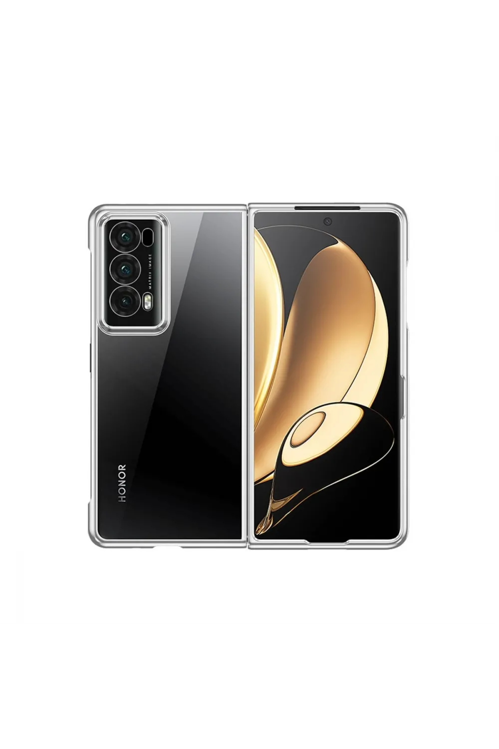 Huawei Honor Magic V2 Kılıf Jasper Kapak - Siyah