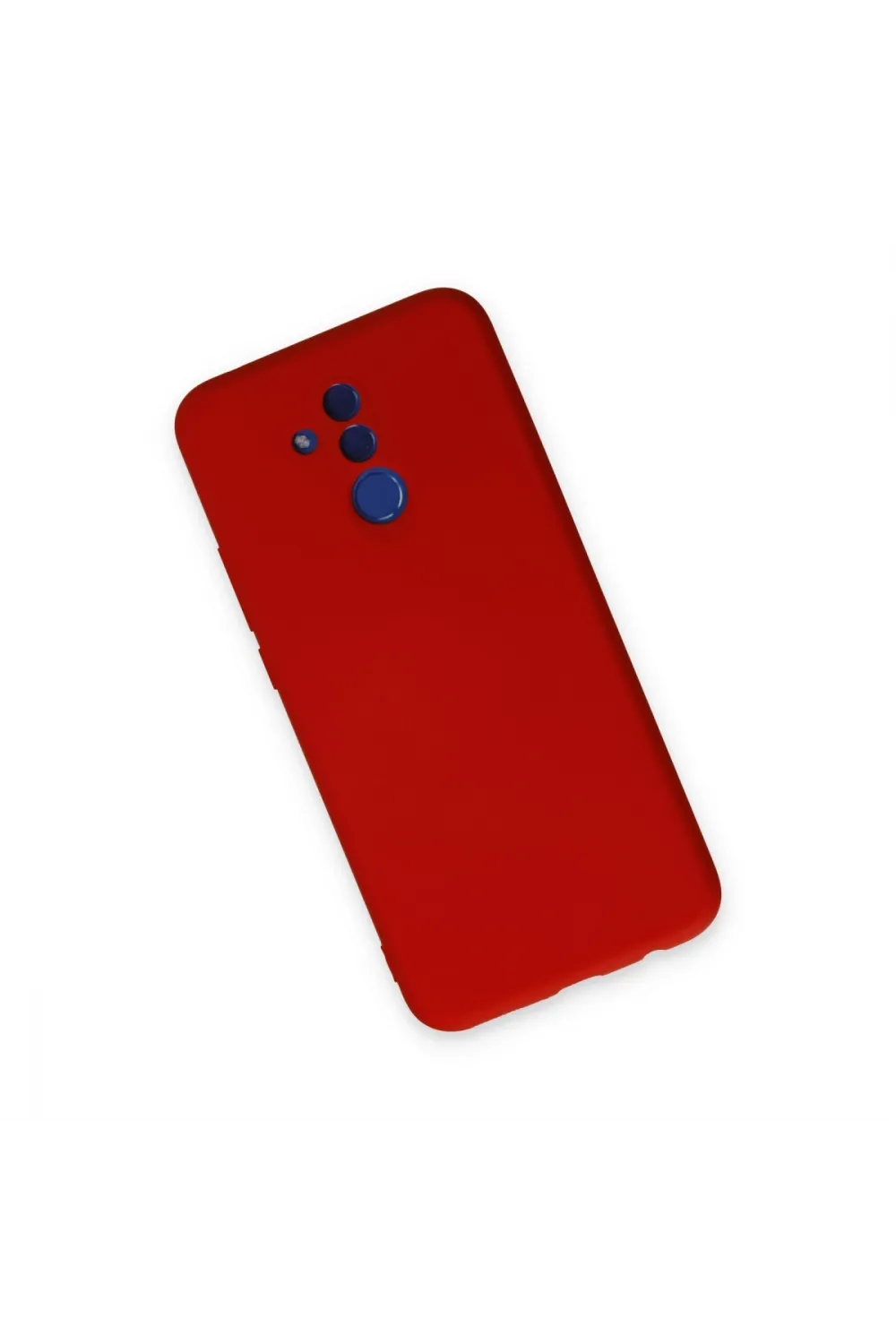 Huawei Mate 20 Lite Kılıf Nano İçi Kadife Silikon - Kırmızı
