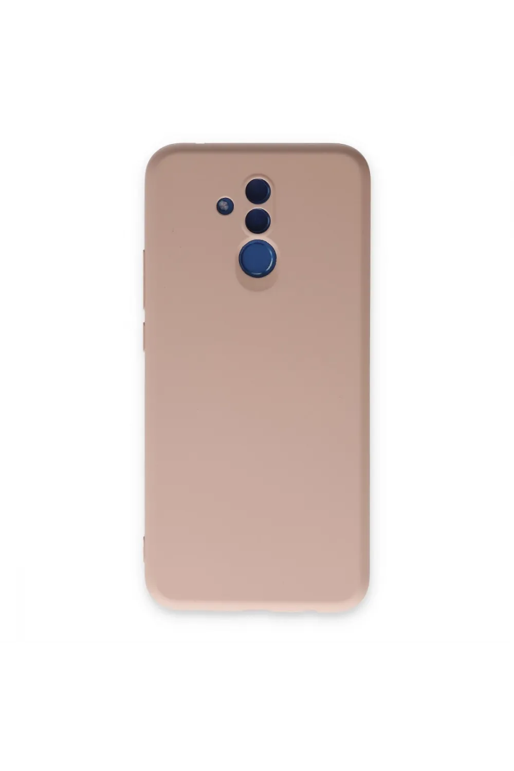Huawei Mate 20 Lite Kılıf Nano İçi Kadife Silikon - Pudra