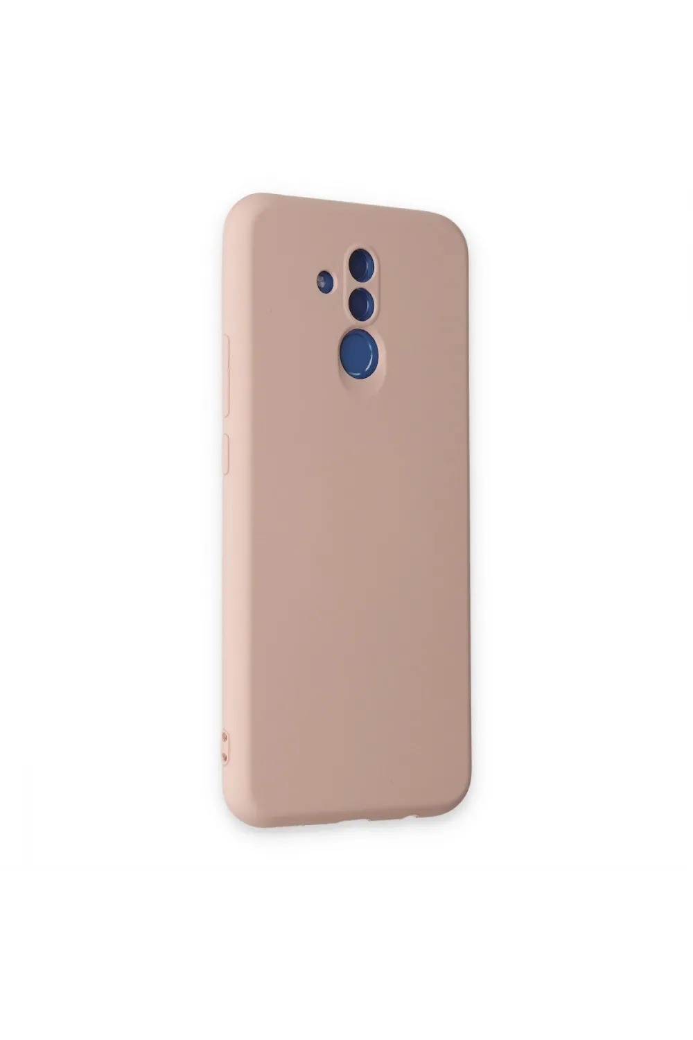 Huawei Mate 20 Lite Kılıf Nano İçi Kadife Silikon - Pudra