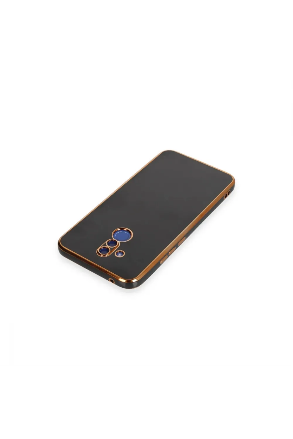 Huawei Mate 20 Lite Kılıf Volet Silikon - Siyah