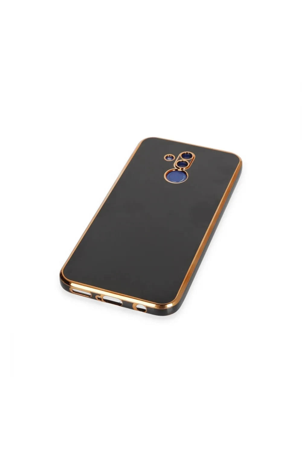 Huawei Mate 20 Lite Kılıf Volet Silikon - Siyah