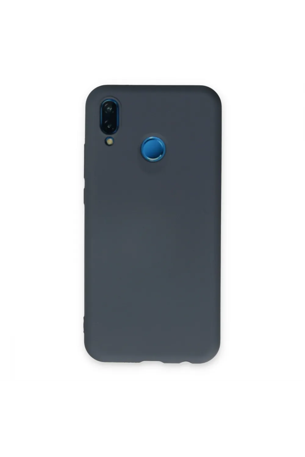 Huawei P20 Lite Kılıf Nano İçi Kadife Silikon - Gri