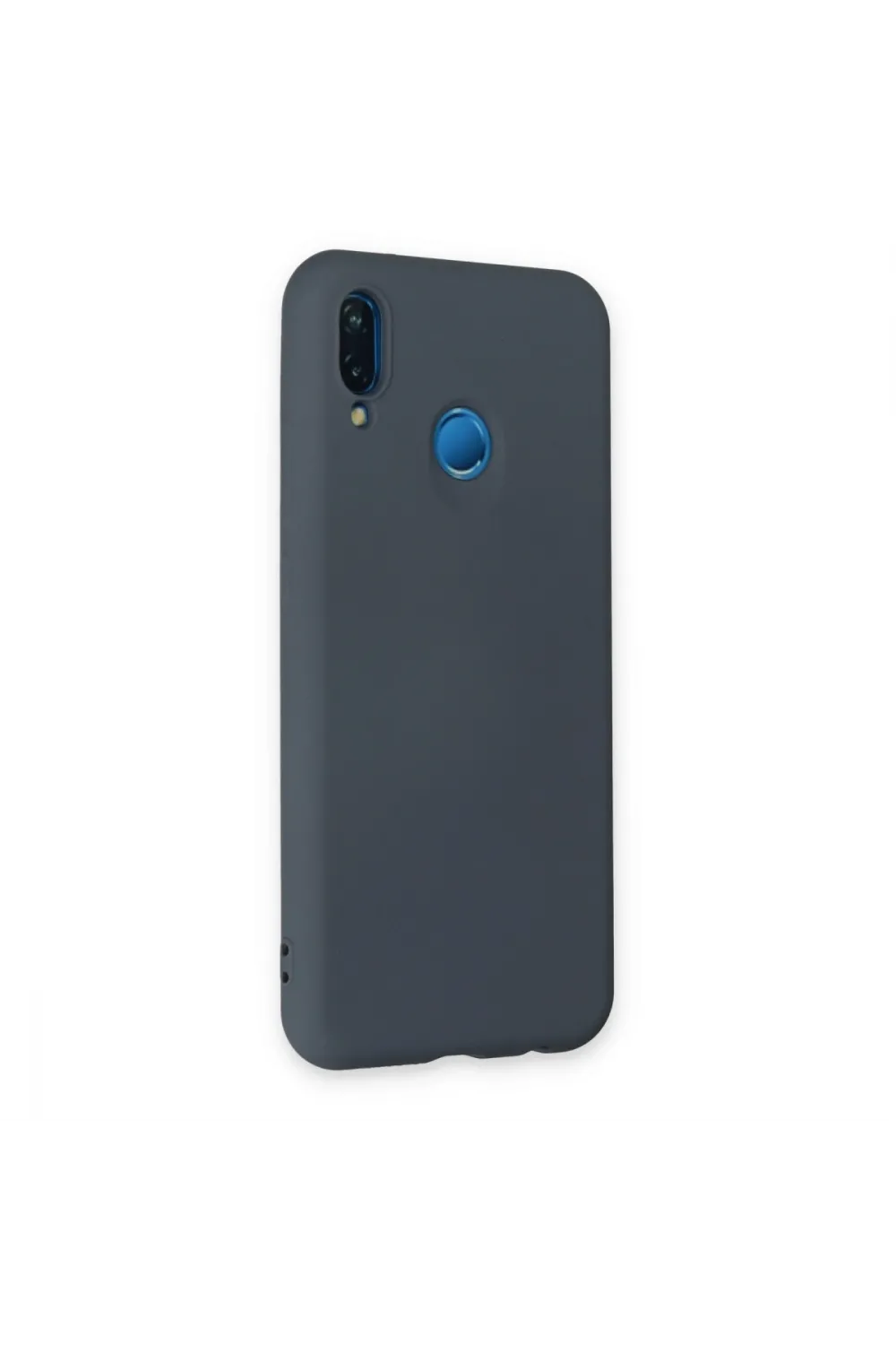 Huawei P20 Lite Kılıf Nano İçi Kadife Silikon - Gri
