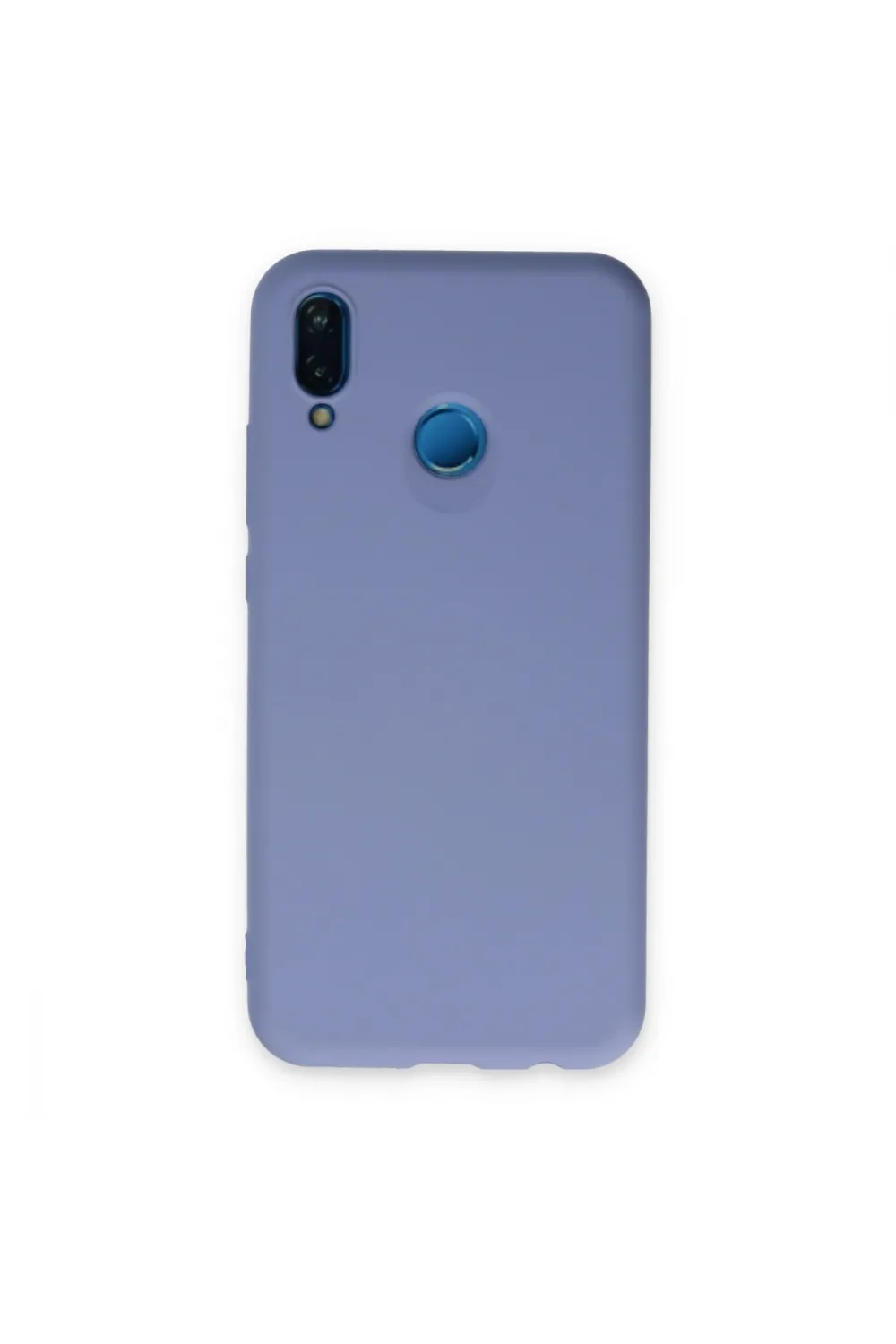 Huawei P20 Lite Kılıf Nano İçi Kadife Silikon - Lila
