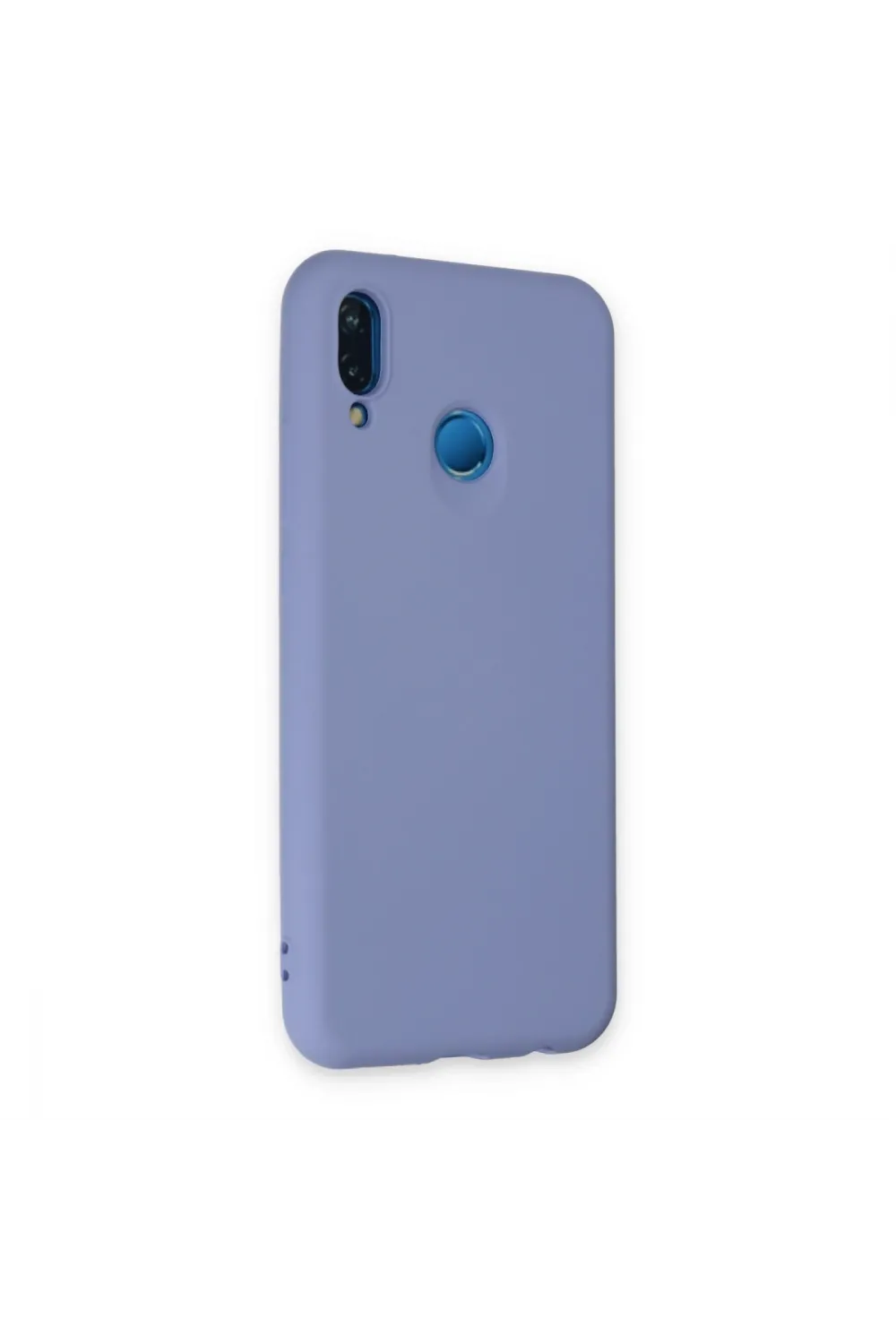 Huawei P20 Lite Kılıf Nano İçi Kadife Silikon - Lila