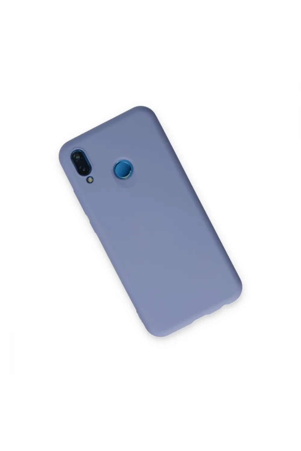 Huawei P20 Lite Kılıf Nano İçi Kadife Silikon - Lila