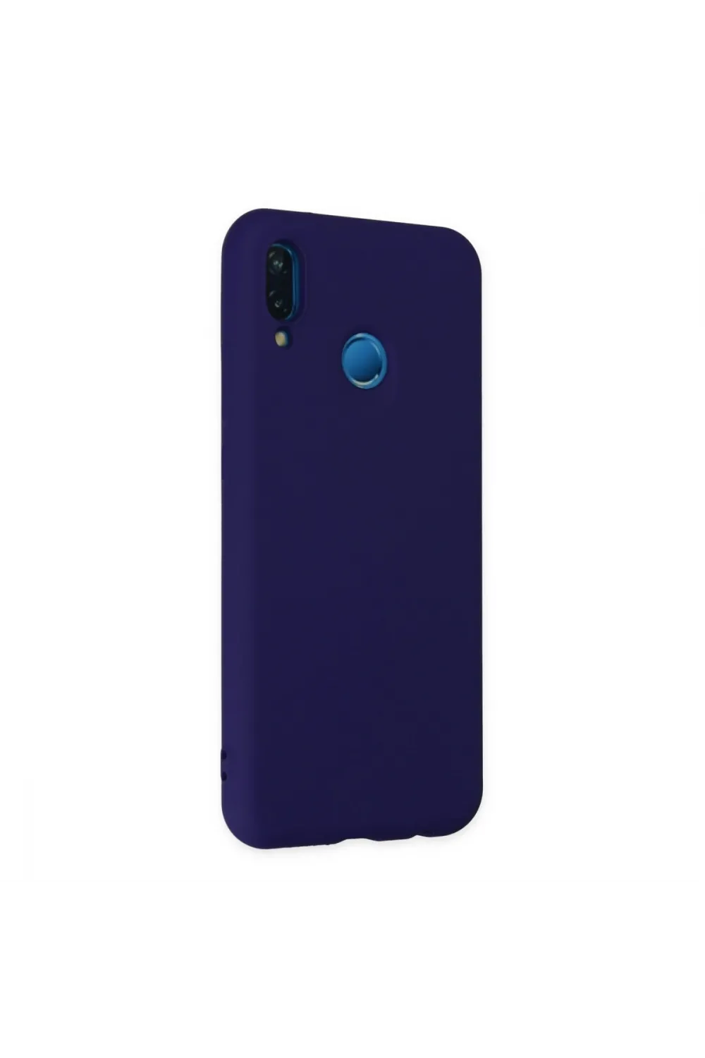 Huawei P20 Lite Kılıf Nano İçi Kadife Silikon - Mor