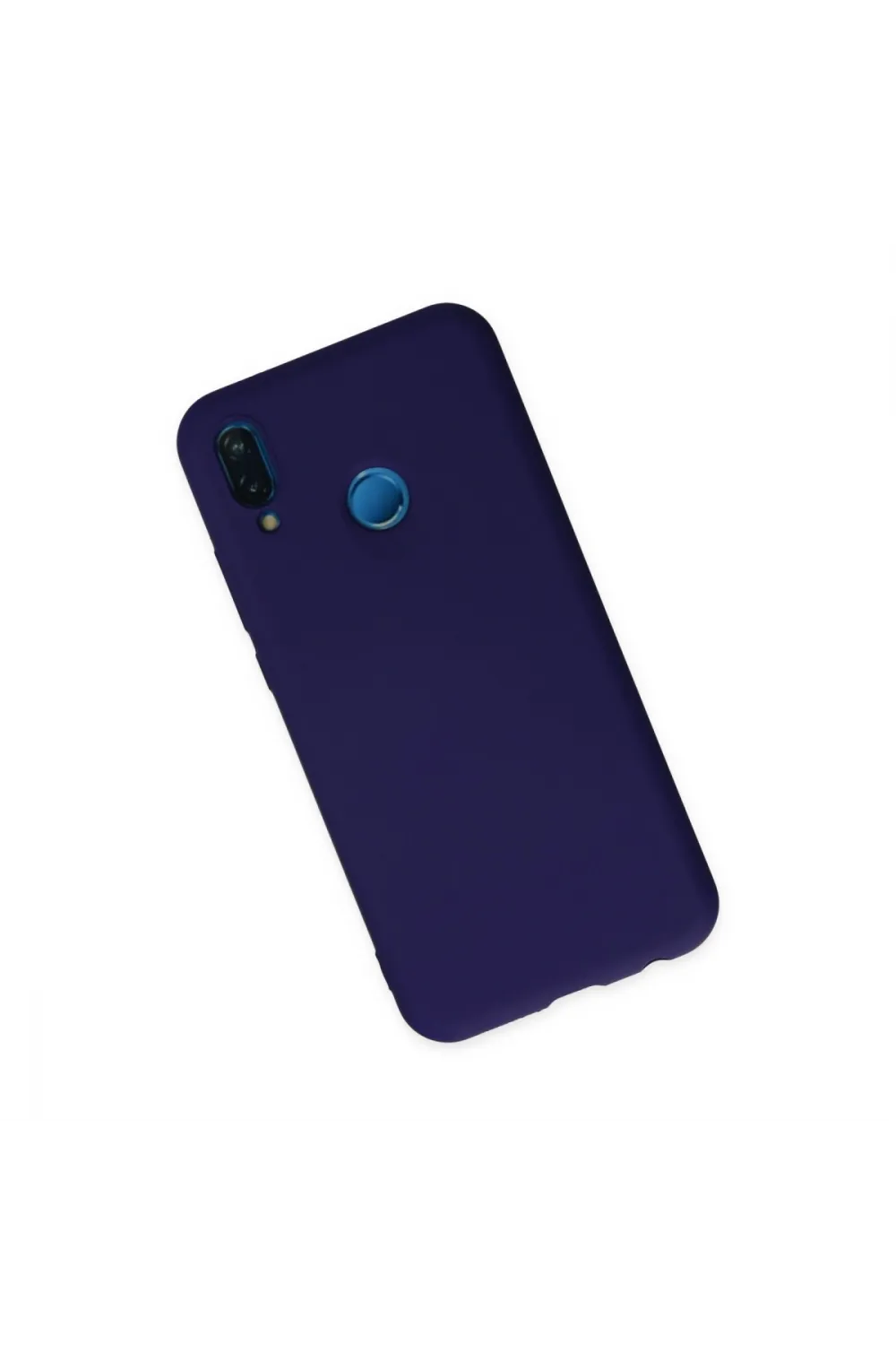 Huawei P20 Lite Kılıf Nano İçi Kadife Silikon - Mor
