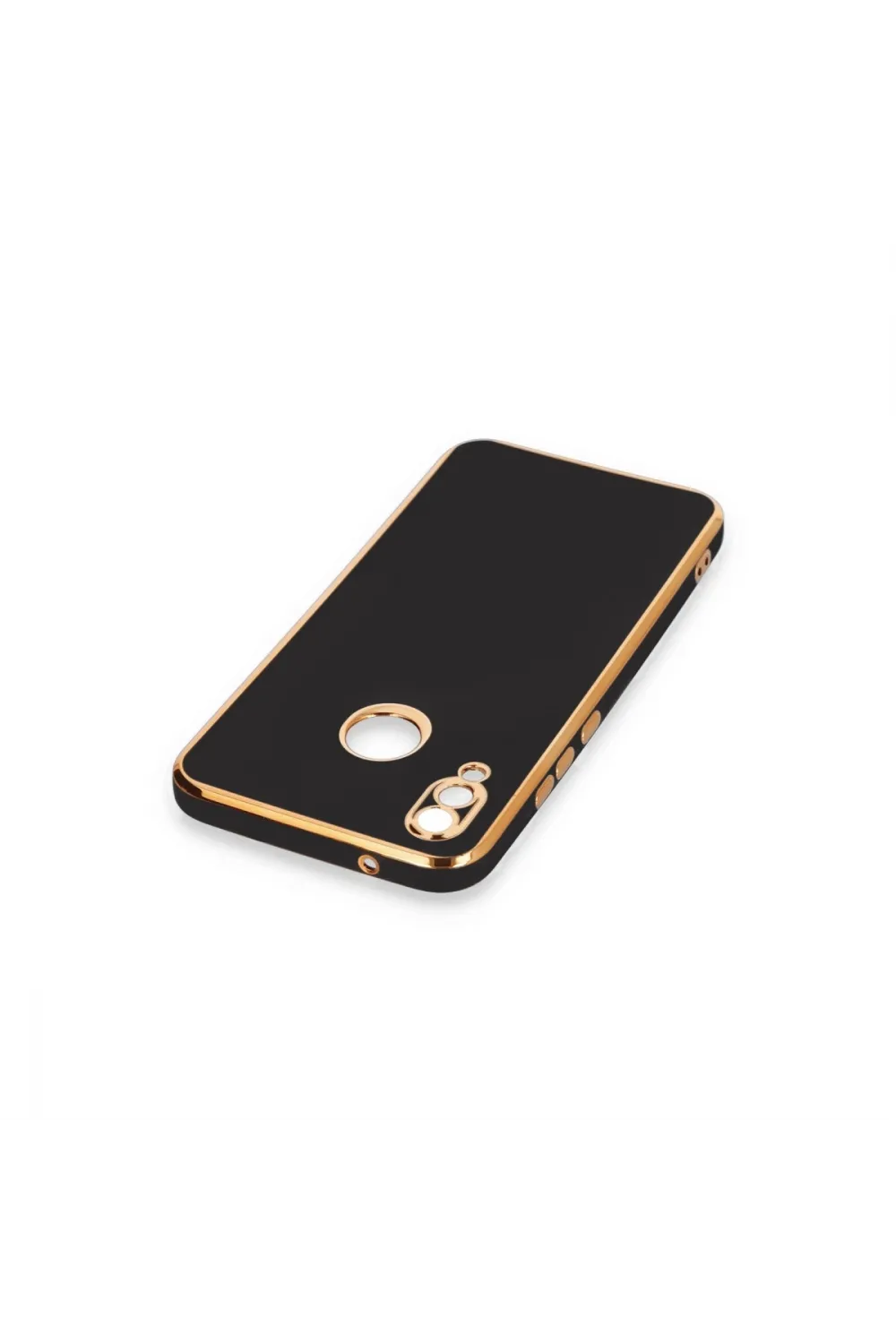 Huawei P20 Lite Kılıf Volet Silikon - Siyah