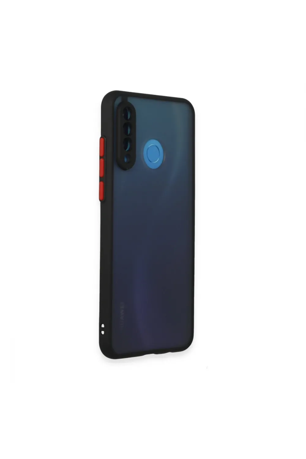 Huawei P30 Lite Kılıf Montreal Silikon Kapak - Siyah