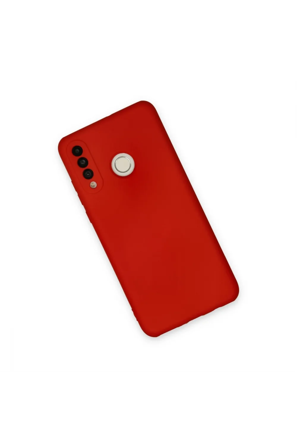 Huawei P30 Lite Kılıf Nano İçi Kadife Silikon - Kırmızı
