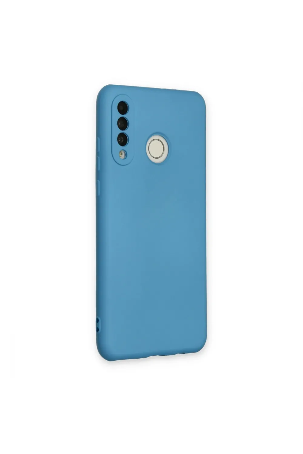 Huawei P30 Lite Kılıf Nano İçi Kadife Silikon - Mavi