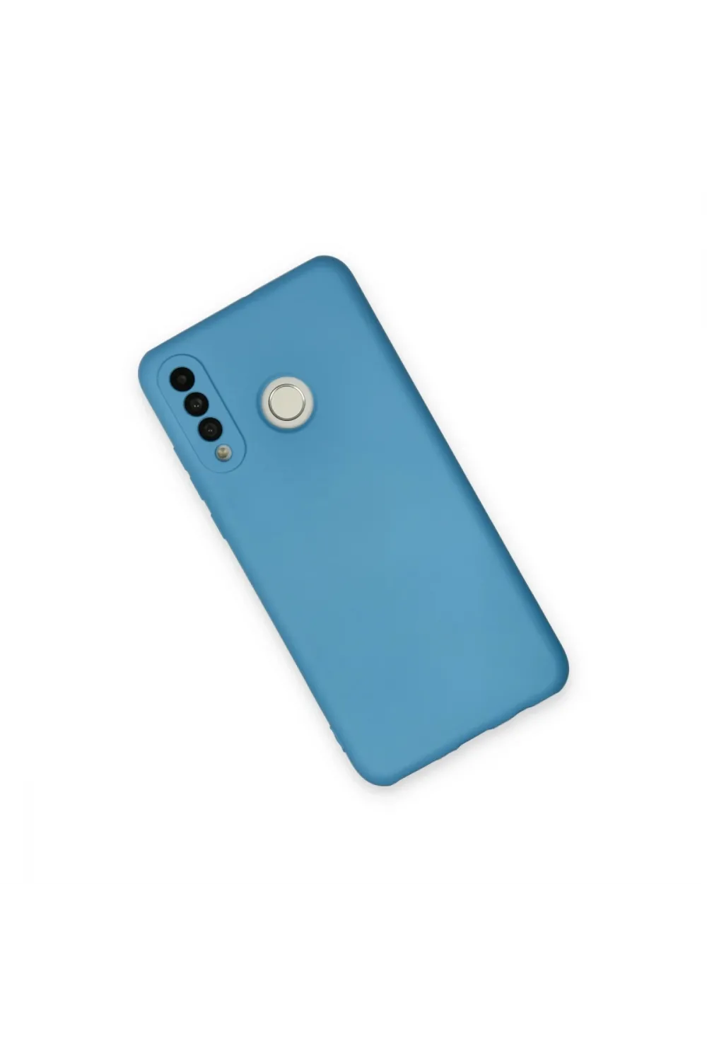 Huawei P30 Lite Kılıf Nano İçi Kadife Silikon - Mavi