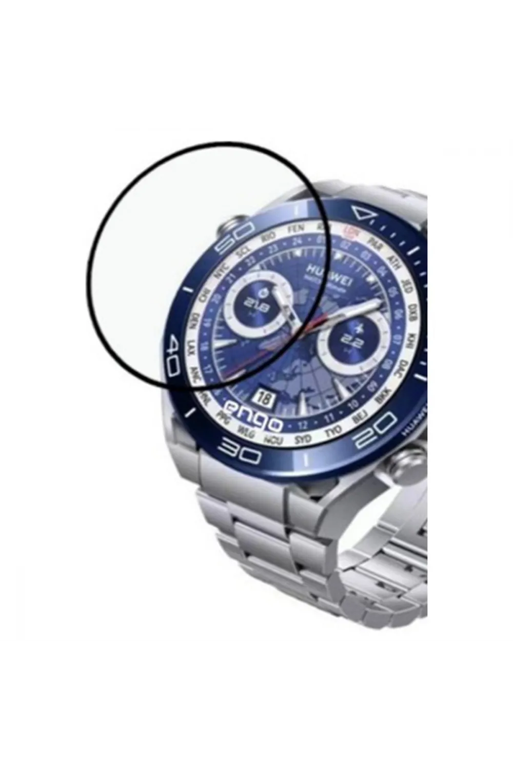 Huawei Watch Ultimate Polymer Nano Ekran Koruyucu - Şeffaf