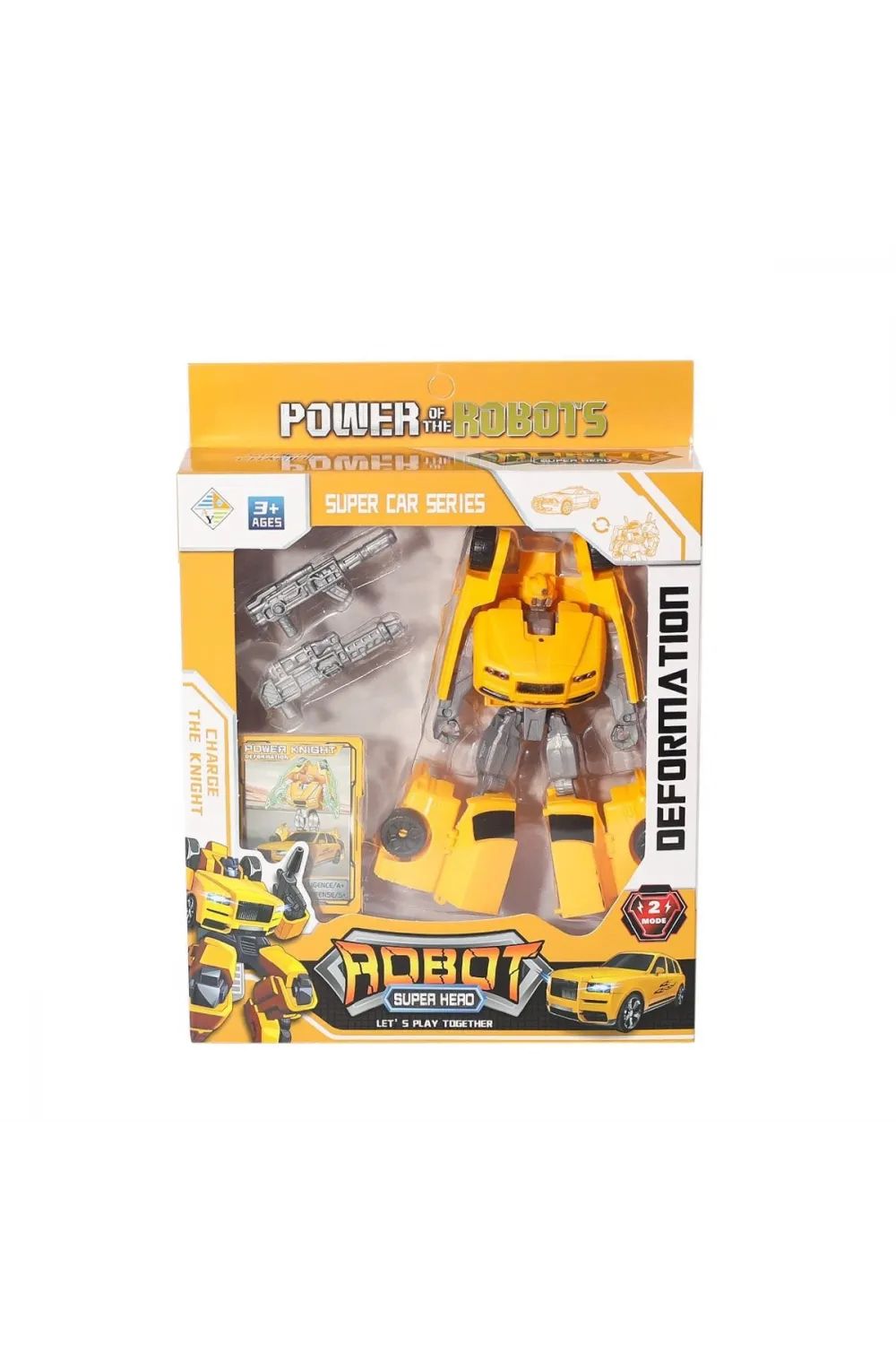 HY-8877 DÖNÜŞEBİLEN TRANSFORMERS KARTLI ARABA