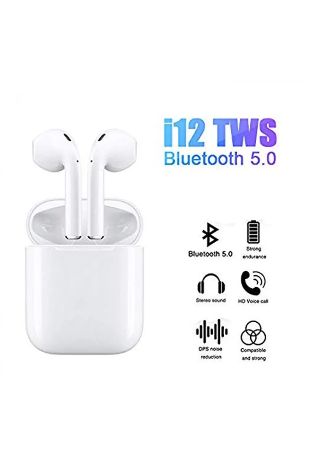 İ12  Wireless Air Bluetooth Kablosuz Kulaklık
