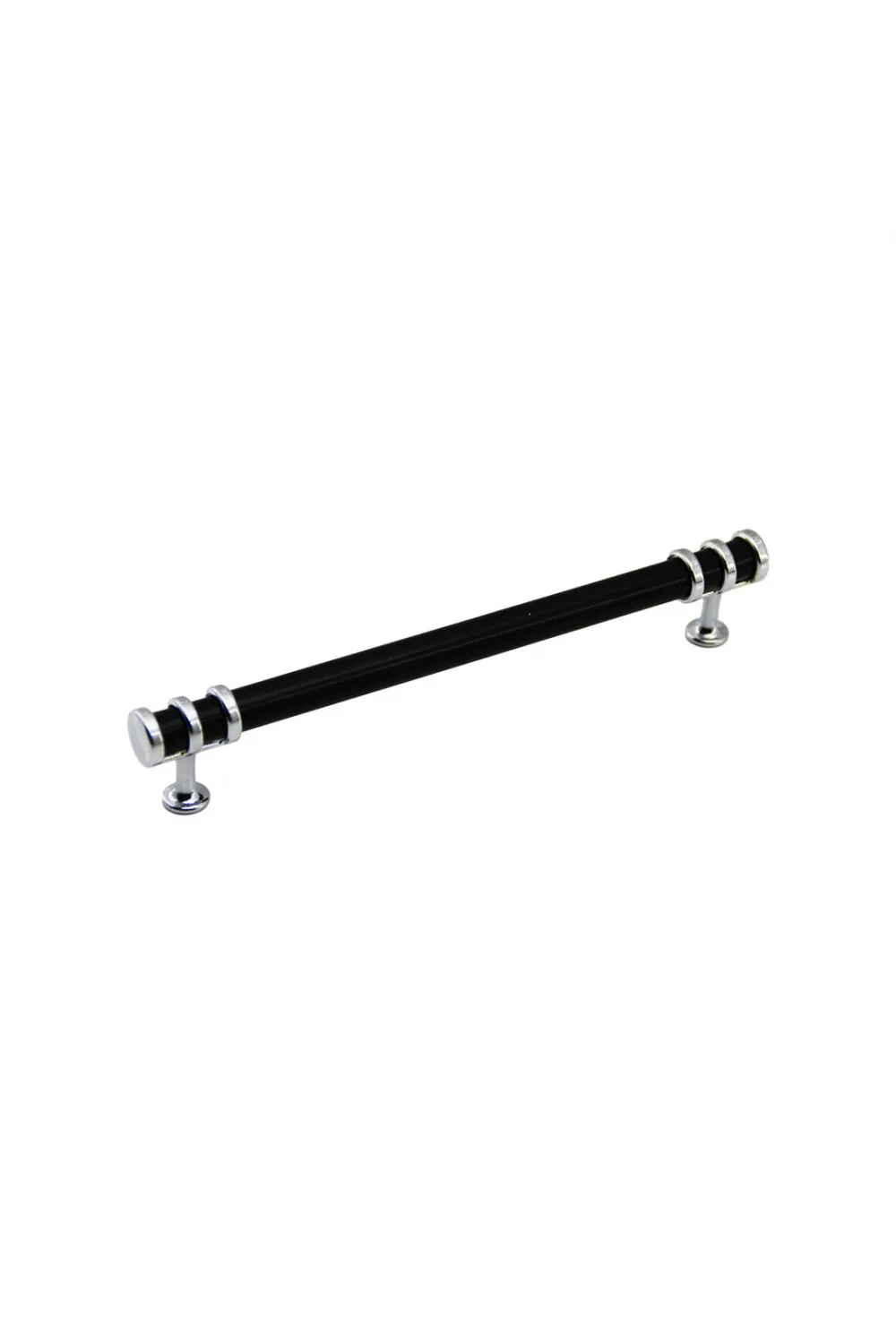 İbico-956 ( 16cm ) ( Yüzük Krom & Kulp Siyah ) Boru Çekmece Kulp*10x5