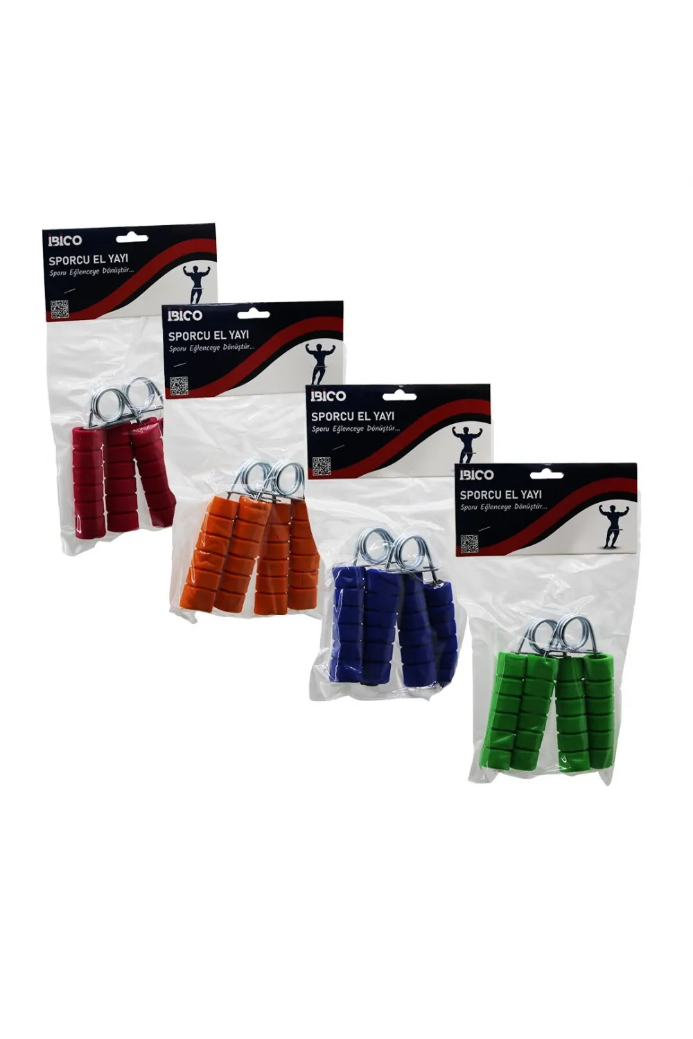 İbico İ19-019 2pcs El Yayı ( Süngerli Renkli Tutacak )*12x15
