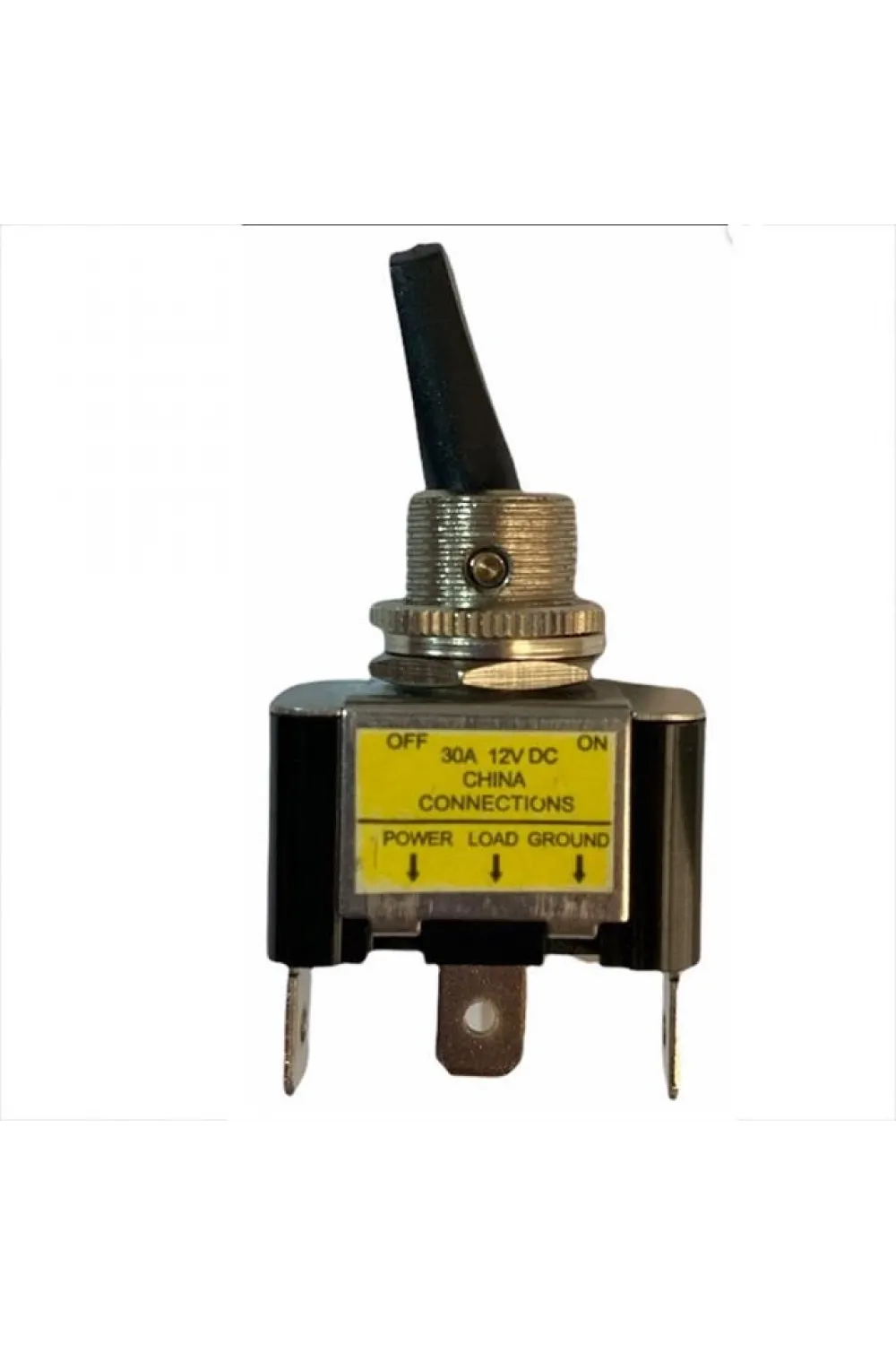 IC-151B Işıklı 12 Volt Dc 30 Amper On-Off Toggle Switch (Seri 1)
