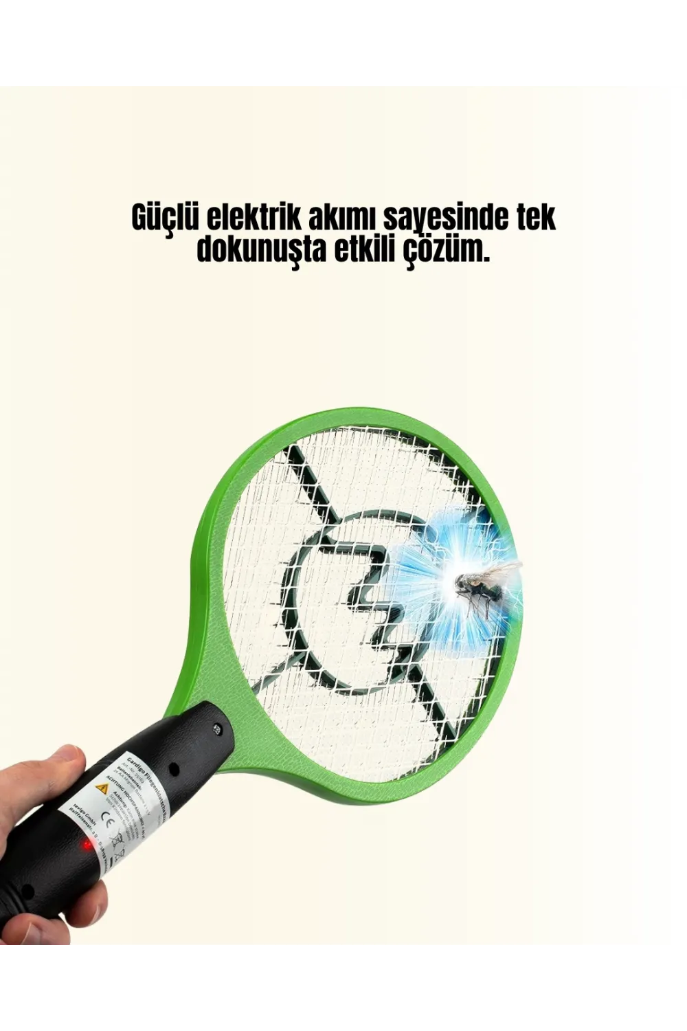 İç Ve Dış Mekan Elektrikli Sinek Öldürücü | Hafif Ve Ergonomik Tasarım