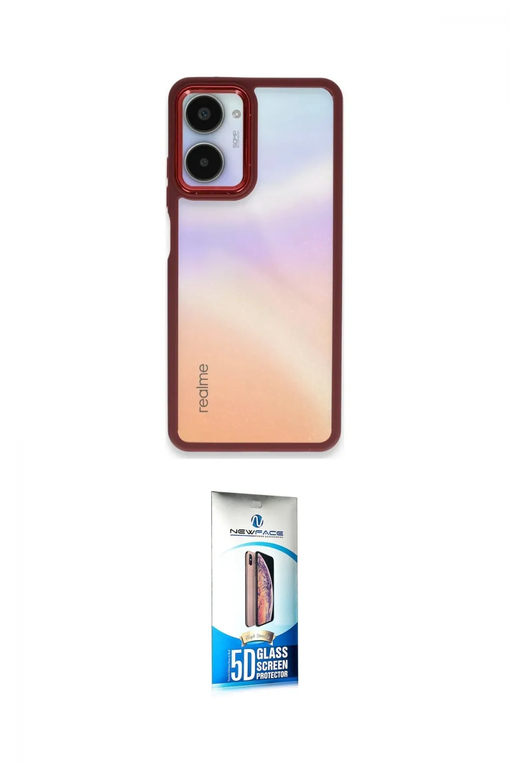 ieg™ 10 Pro 5G Kılıf Eksen Doku Prime - Siyah 5D Eko Cam Ekran Koruyucu
