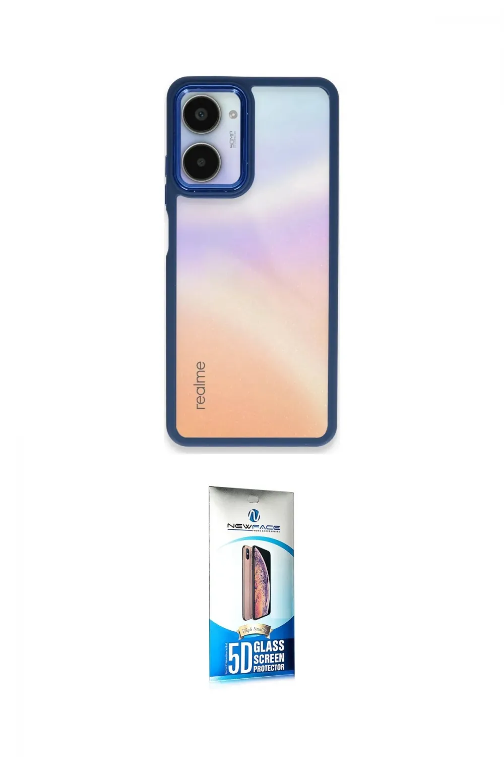 ieg™ 10 Pro 5G Kılıf Eksen Doku Prime - Siyah 5D Eko Cam Ekran Koruyucu