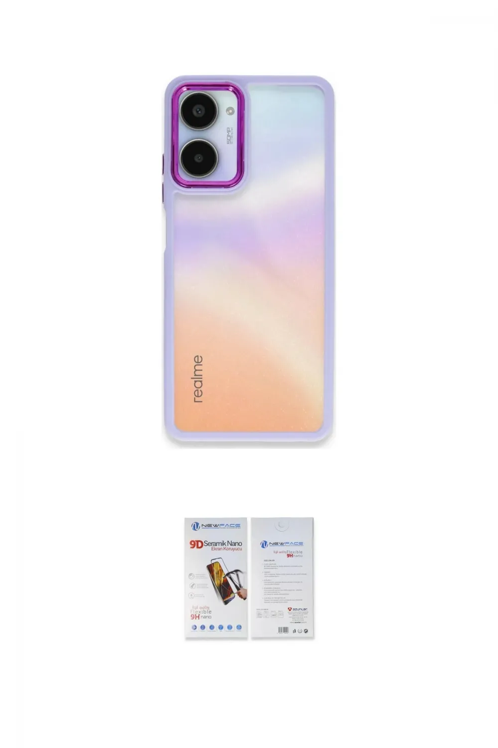 ieg™ 10 Pro 5G Kılıf Eksen Doku Prime - Siyah Seramik Nano Ekran Koruyucu