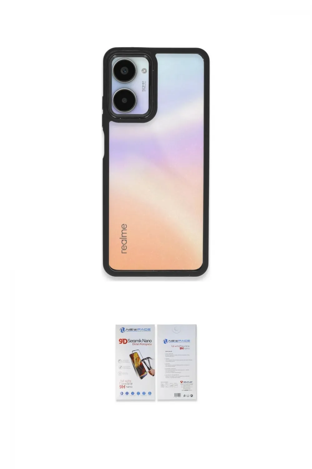 ieg™ 10 Pro 5G Kılıf Eksen Doku Prime - Siyah Seramik Nano Ekran Koruyucu