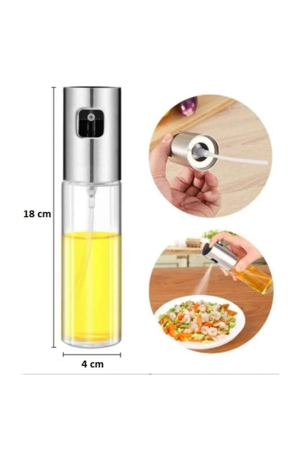 100 ml Çok Amaçlı Spreyli Cam Şişe