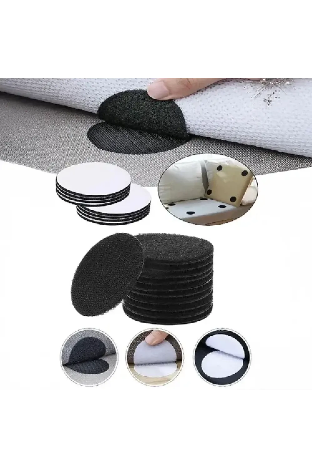 10lu Halı Kaydırmaz Ped Seti