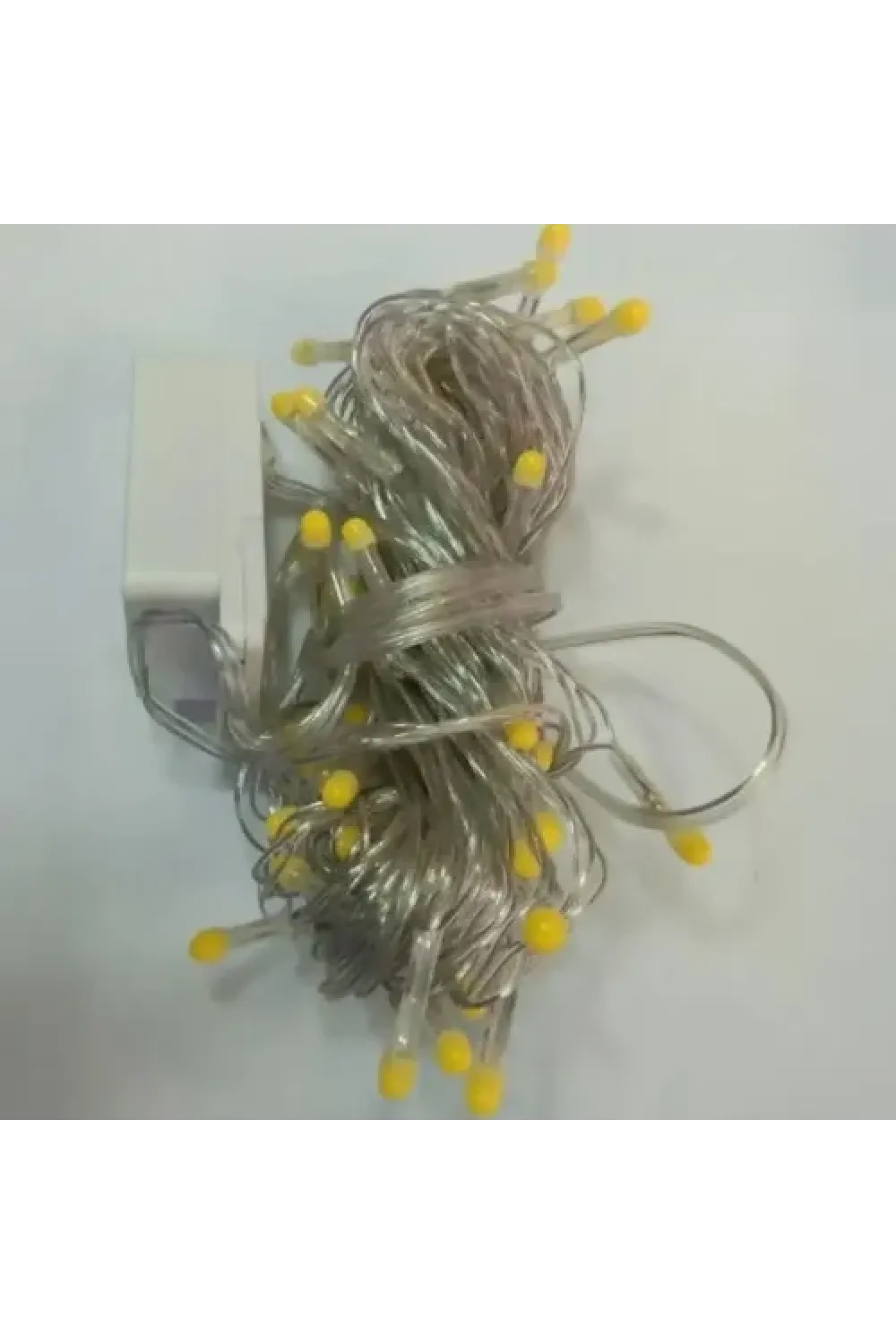 10m 100 LED Damla Uçlu Gün Işığı Şeffaf Kablo