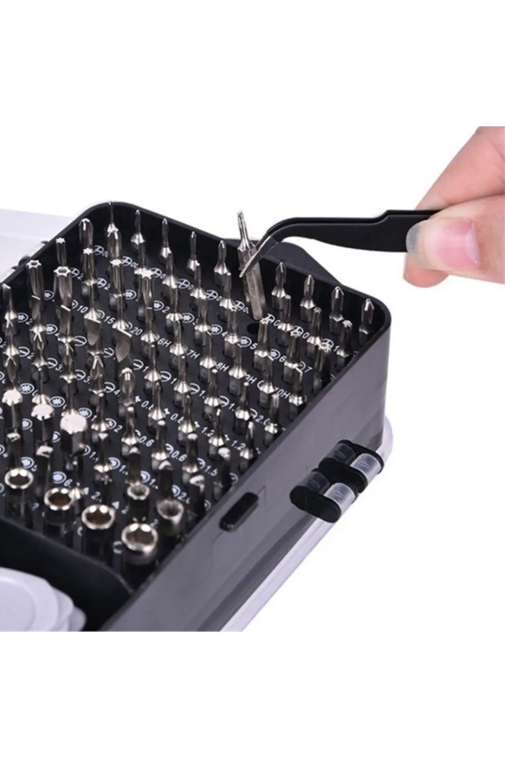 ieg™  115 in 1 Hassas Tornavida Onarım Alet Manyetik Sürücü Kitli Elektronik Hassas Tornavida Seti