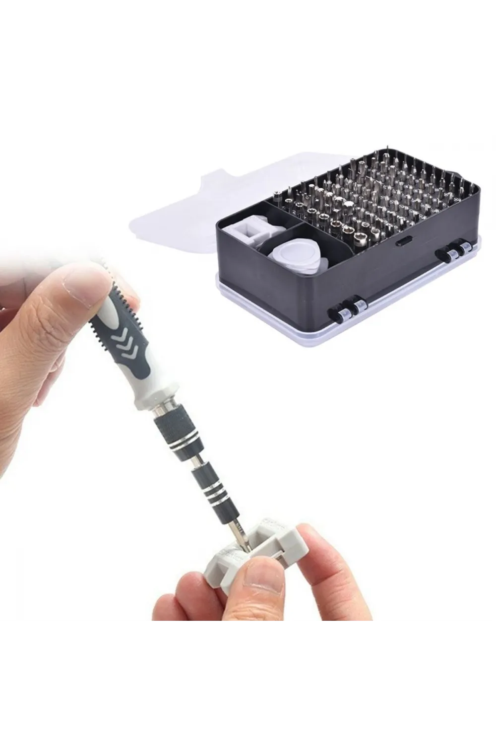 ieg™  115 in 1 Hassas Tornavida Onarım Alet Manyetik Sürücü Kitli Elektronik Hassas Tornavida Seti