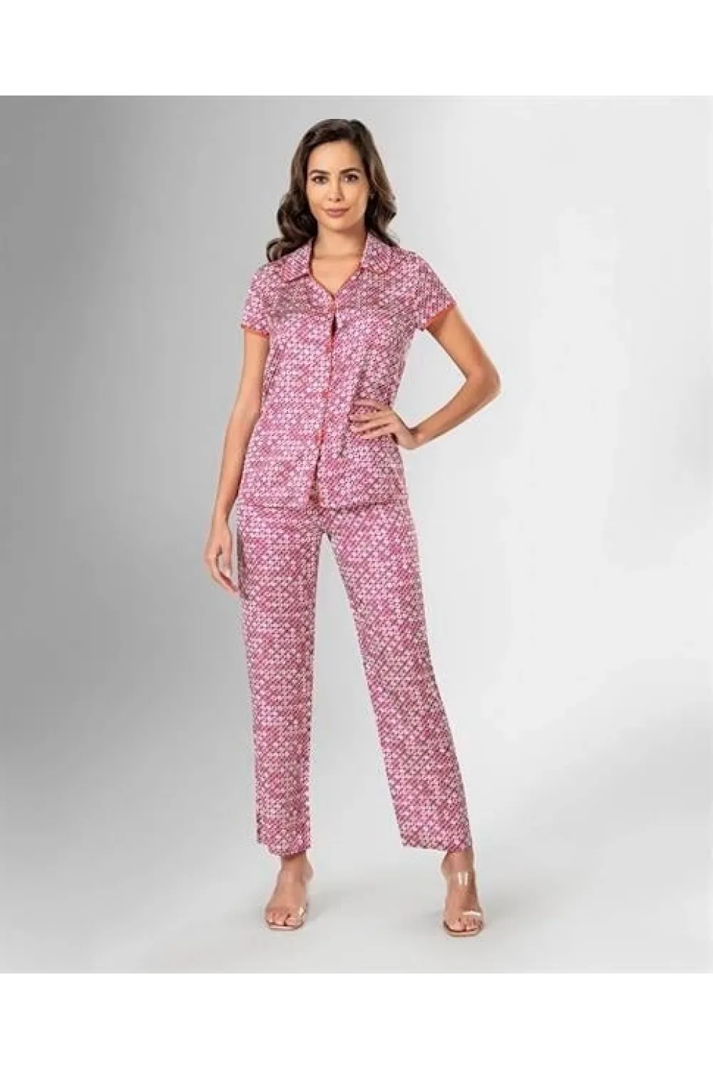2li Saten Pijama Takımı